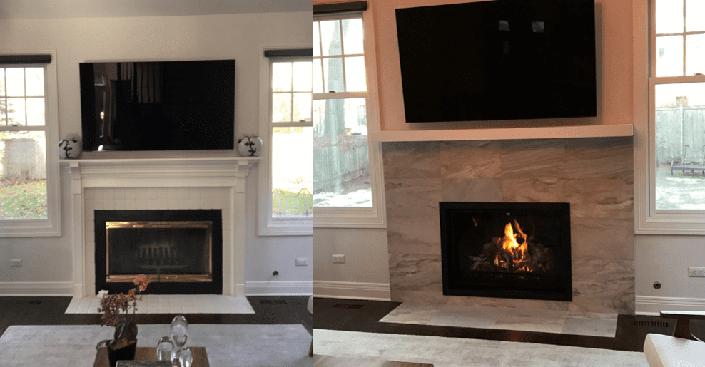 864 Direct-Vent, Reface and Shelf  