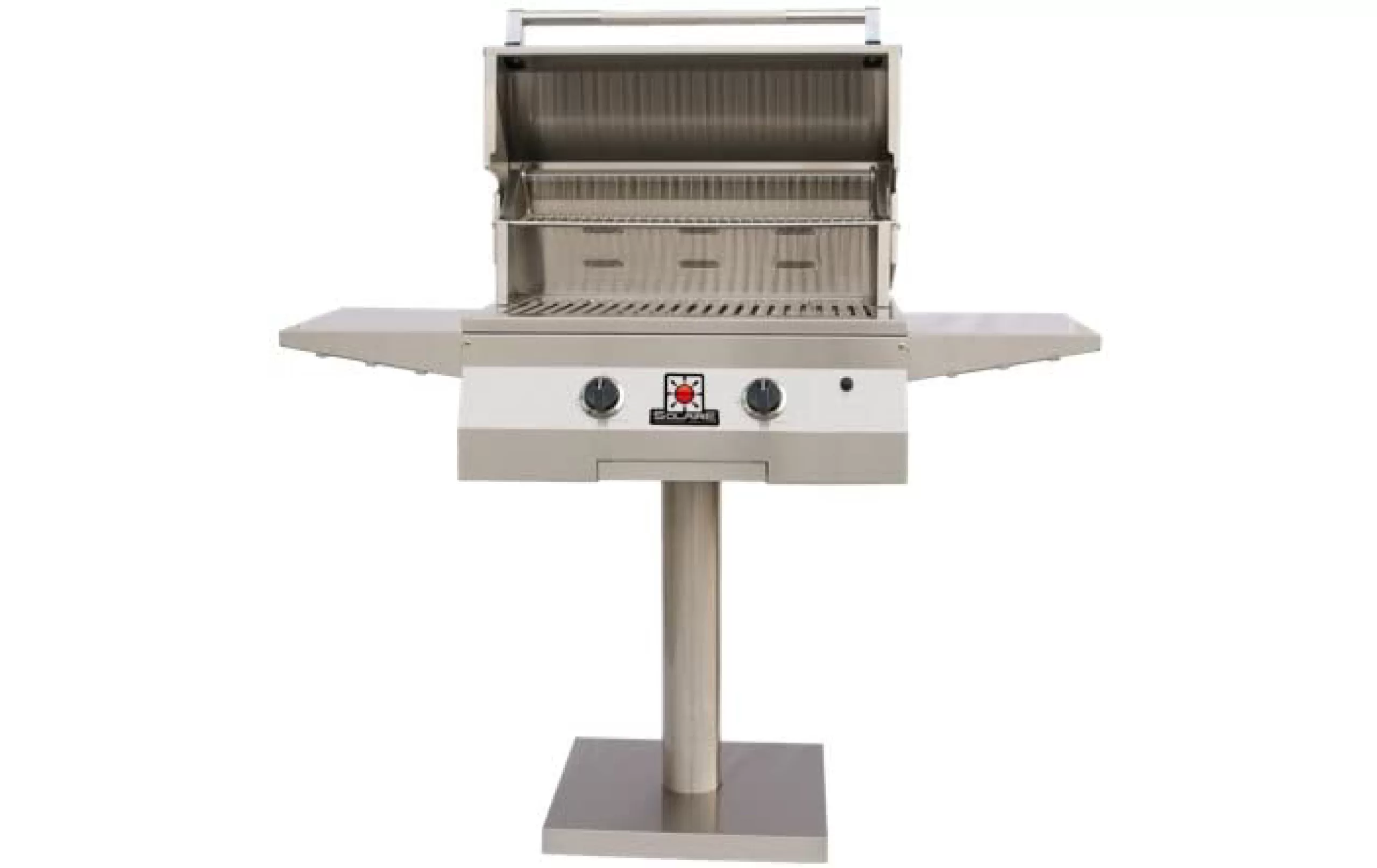 SOLAIRE 27" Grill on Patio Post