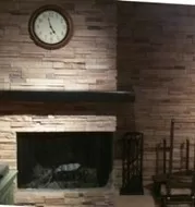 fireplace makeover by Hearth and Home