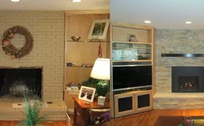 Fireplace Makeover in Arlington Heights, IL