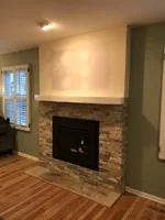 gas insert fireplace makeover