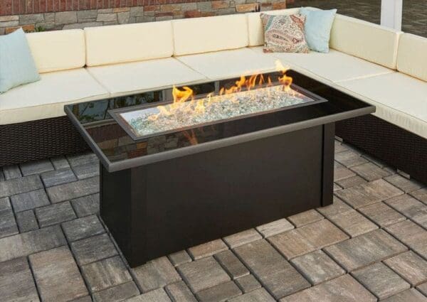 The Outdoor GreatRoom - Monte Carlo Linear Gas Fire Pit Table