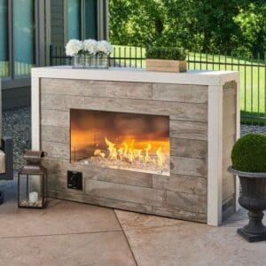 The Outdoor GreatRoom - 40" Linear Ready-to-Finish Single-Sided Gas Fireplace