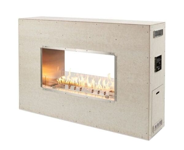 The Outdoor GreatRoom - 72" Linear Ready-to-Finish See-Through Gas Fireplace with Direct Spark Ignition (NG) - Image 2