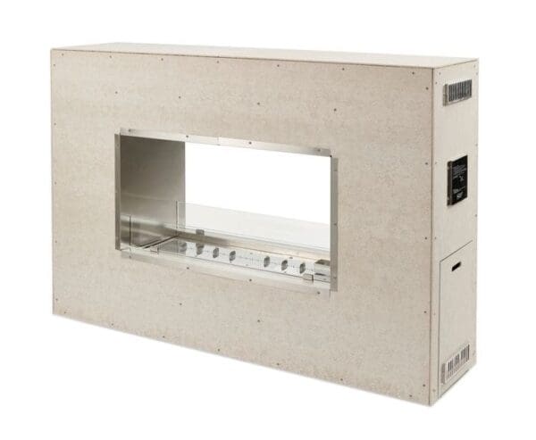The Outdoor GreatRoom - 72" Linear Ready-to-Finish See-Through Gas Fireplace with Direct Spark Ignition (NG) - Image 3