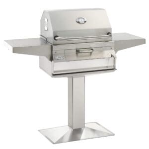 Fire Magic - Charcoal Patio Post Mount Grill